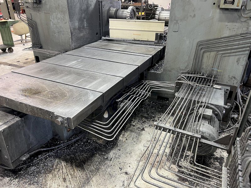 50 HP FRITZ WERNER  DOUBLE SIDED MODEL #FP7V2 HEAVY DUTY DUPLEX MILL/MILLING MACHINE. STOCK # 0309623