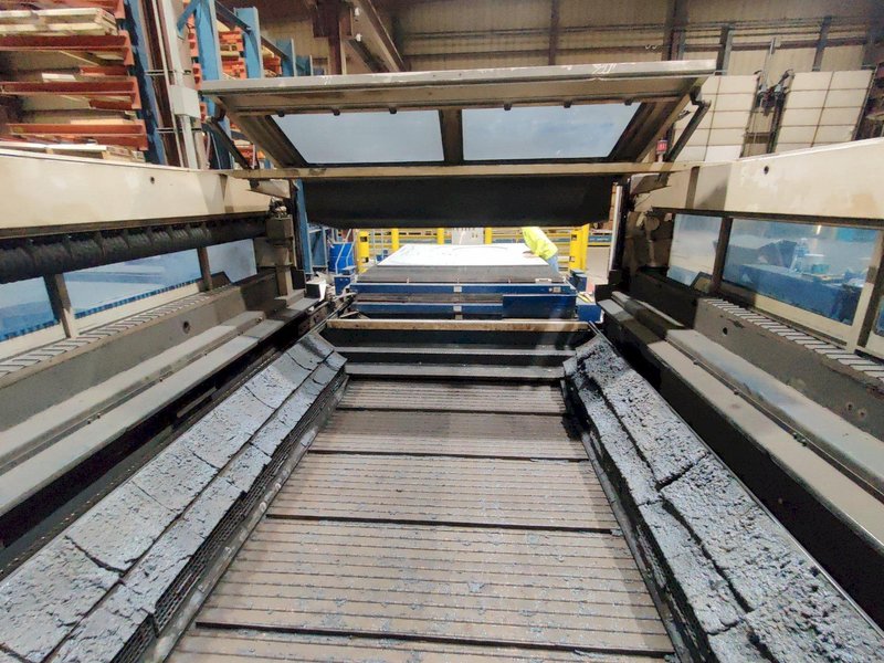 6,000 WATT TRUMPF TRULASER 8000 WITH TRUFLOW 6KW RESONATOR. STOCK # 0690524