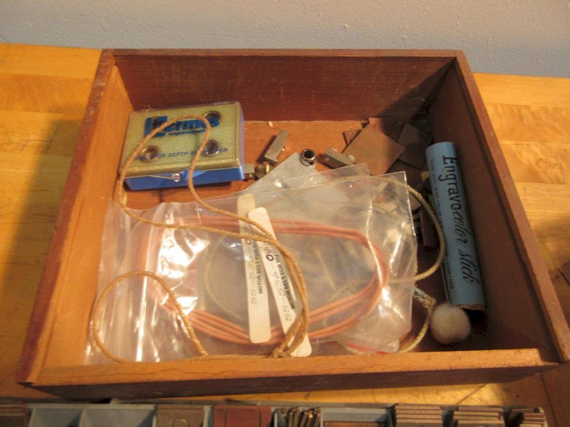New Hermes Engravograph Machine with Letter/Number Stencils and Engraving Tools- Auction Item