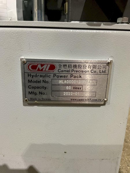 CMT HARDINGE HYDRAULIC POWER UNIT NLA000013301A 60 LITER NEW