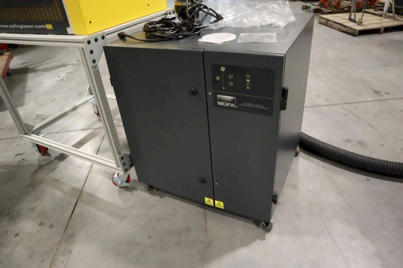 Epilog FiberMark 24 Series 8000, 30 Watt CNC Marking Laser On Portable Cart with Bofa Fume Extractor System- Auction Item
