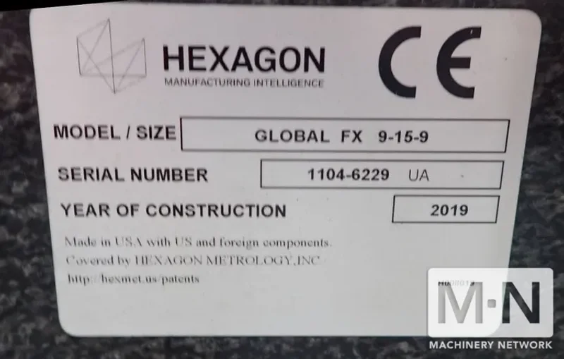 Hexagon Brown &amp; Sharpe Global FX 9.15.9 DCC CMM