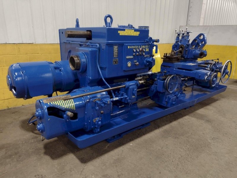 3A WARNER &amp; SWASEY MODEL #M3500 CROSS SLIDING TURRET LATHE: YOBRO #25678