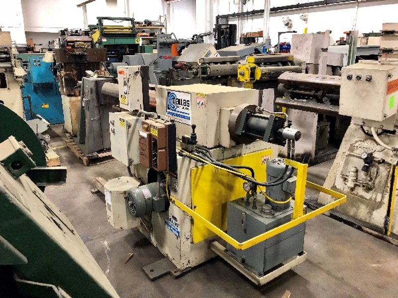 Dallas Ind. Motorized Coil Reel Uncoiler 7,000 Lbs.