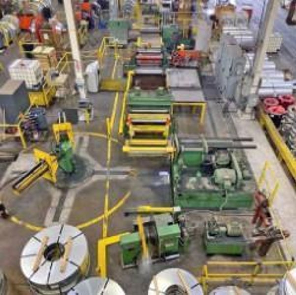 52" x 6.00" x 30,000# Paxson Slitting Line STOCK# 4245
