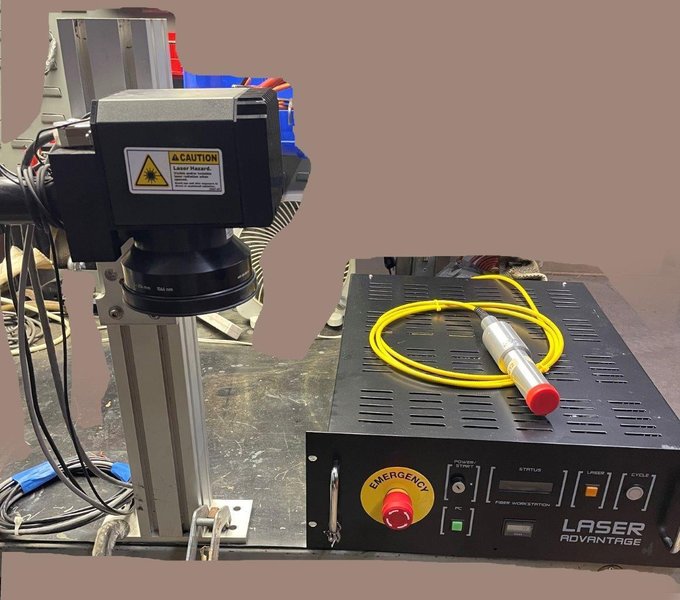 Nexsys 20W Fiber Laser Marking System,  Lenovo Thinkpad Lap top, Selling as is.  Table not included, What you see in the pictures is what you get.