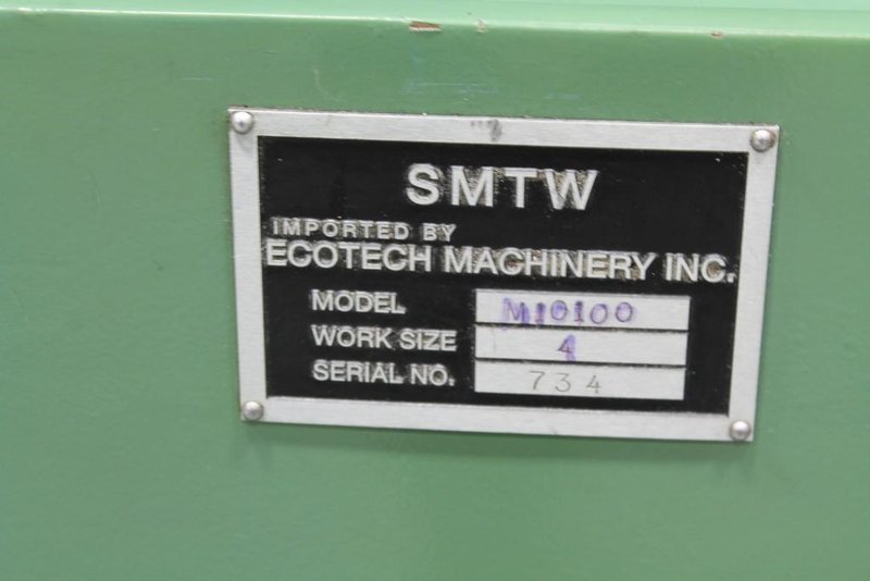 4&#039; SMTW/ECOTECH CENTERLESS GRINDER: STOCK #59879