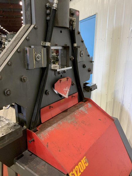 120 TON EDWARDS HYDRAULIC IRON WORKER: STOCK #81067