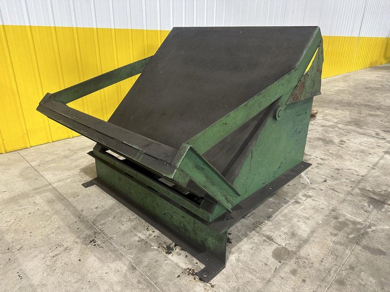 2,000 LBS x 48" x 48"  PARKER PNEUMATIC POWERED PALLET / PARTS TIPPER: STOCK #20822