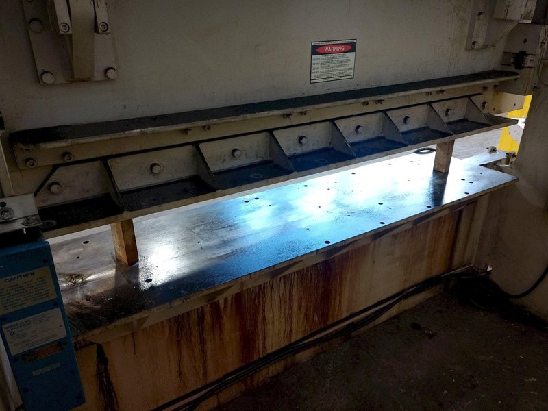 140 TON X 10' WYSONG MODEL #THS140-120 "HIGH SPEED" HYDRAULIC PRESS BRAKE: STOCK #13918