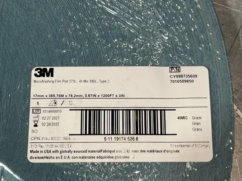 3m  Microfinishing Film Rolls