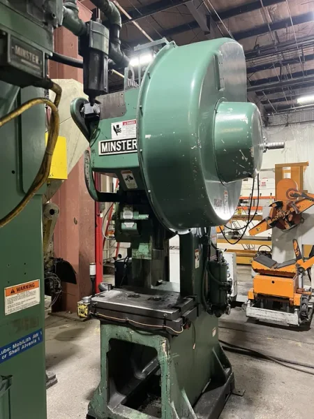 MINSTER 45 TON GAP FRAME SINGLE CRANK PRESS, STOCK# 14292J