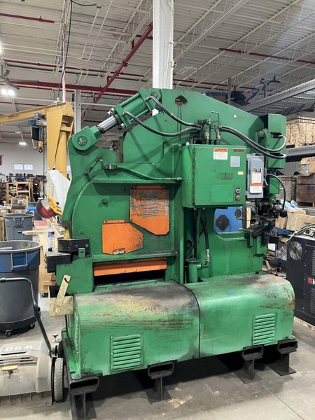 105 TON HILL-ACME MODEL 6A HYDRAULIC IRONWORKER. STOCK #  1121024