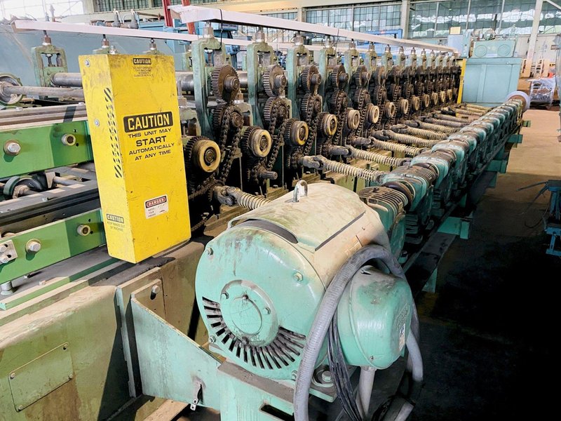 14 STAND X 3&quot; X 50&quot; ASC DUAL HEIGHT PANEL ROLLFORMER. STOCK # 0630921