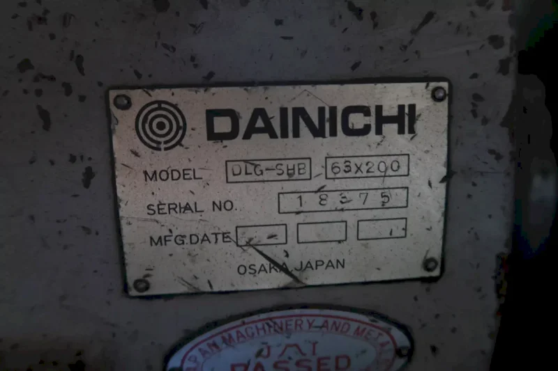 DIANICHI DLG-SHB 63X200 Manual Lathes