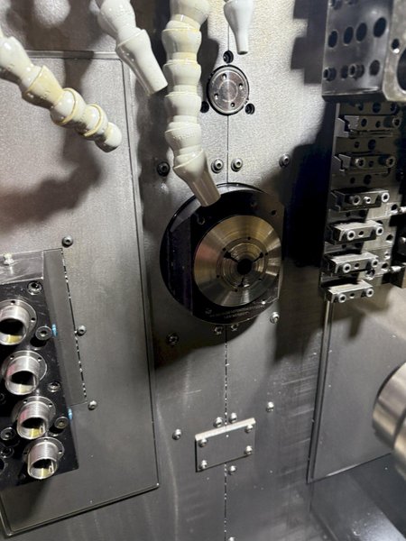 DMG Mori Sprint 32/8 CNC Screw Machine, Swiss Type, with Patriot Bar 
Feeder, Model 338