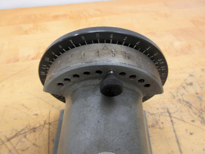 5C Horizontal Spin Collet Indexer, 36 Increment 10 Degrees, Approx 2.75" Center Height, Unknown Brand- Auction Item