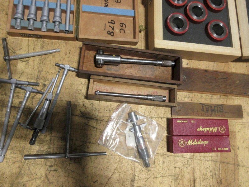 Etalon Small Hole Bore Guage Set .187" -.400", Assorted Telescoping Hole Guages, SPI Master Ring Guages- Auction Item