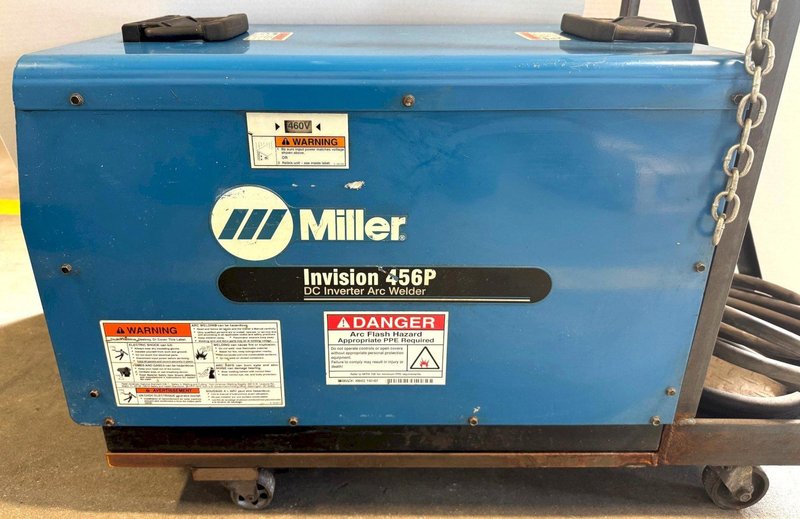 450 Amp Miller DC Inverter Arc Welder Invision 456P, 3 Phase