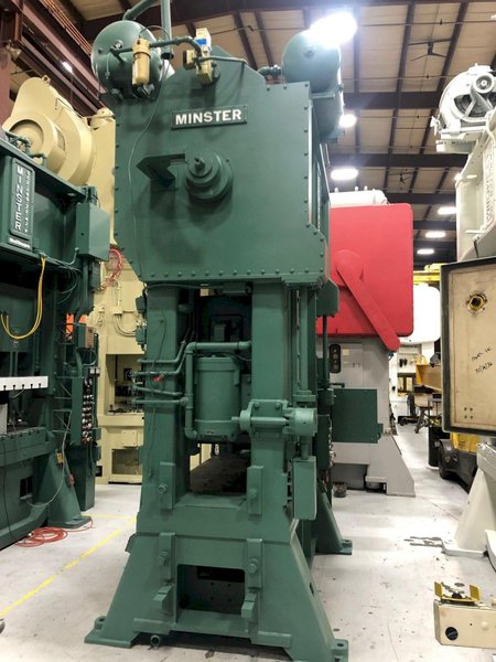 200 Ton MINSTER SC2-200-60-42 Hevi-stamper Straight Side Press