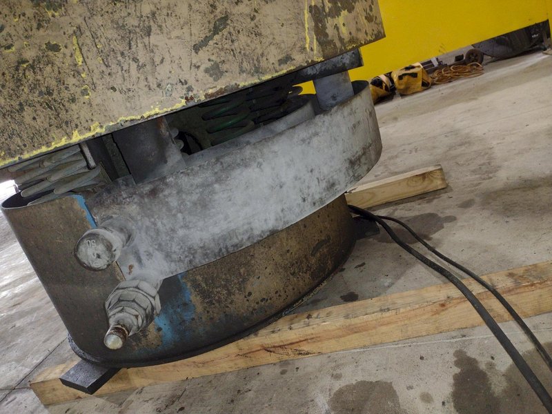 12 FT3 ROTOFINISH MODEL #ST-12MSLT VIBRATORY BOWL FINISHER STOCK: #20855