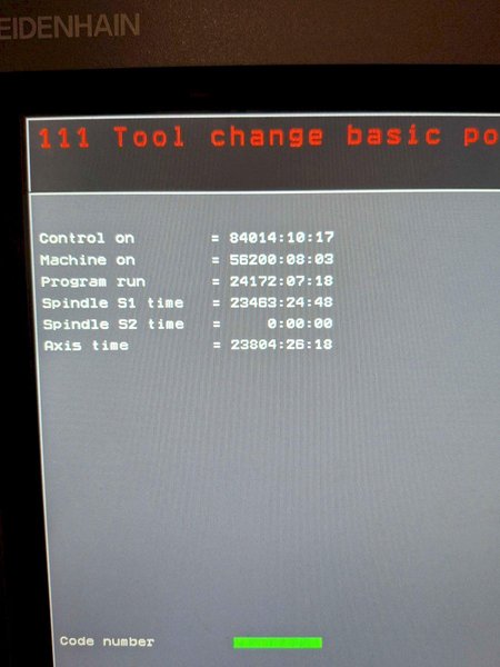 Parpas ML-120 CNC Floor Type Boring Mill, 2007 – 7 Axis, 5″ Spindle, Universal Head, 90 Degree Head, Under Power