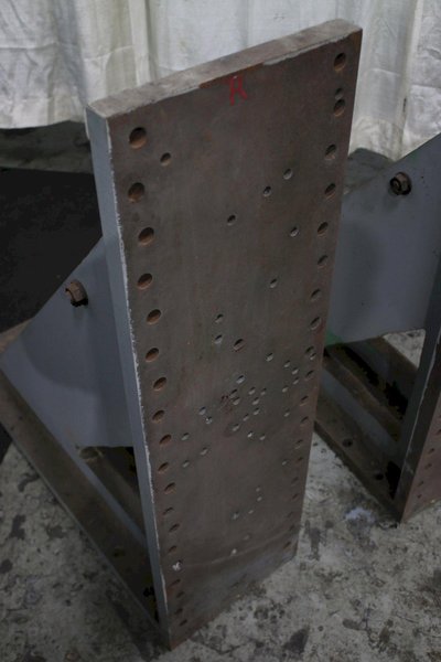 (1) SET OF DOUBLE GUSSETS ANGLE PLATES: STOCK #75053