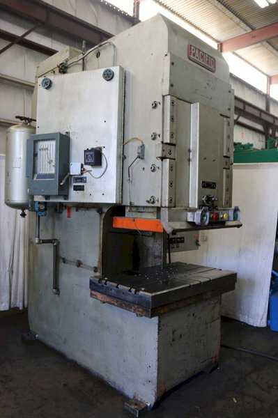 150 TON PACIFIC MODEL 150PF-OBS C-FRAME HYDRAULIC PRESS: STOCK #70360