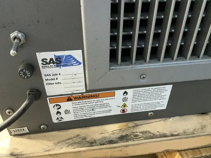 Sentry Air Systems Air Cleaner