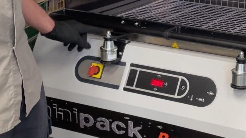 Minipack REPLAY RP85 Semi-Automatic L-Bar Sealer Shrink Wrapper with Shrink Chamber, 2021
