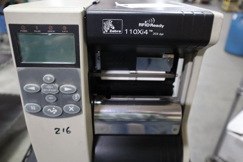 Zebra 110Xi4 Label Printer, 203 dpi, 4" Wide Label Cap- Auction Item