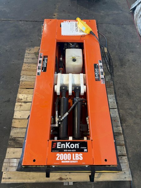 (NEW) 2000 LB X 24&quot; X 60&quot; HERKULES HYDRAULIC LIFT TABLE. STOCK # 0887025
