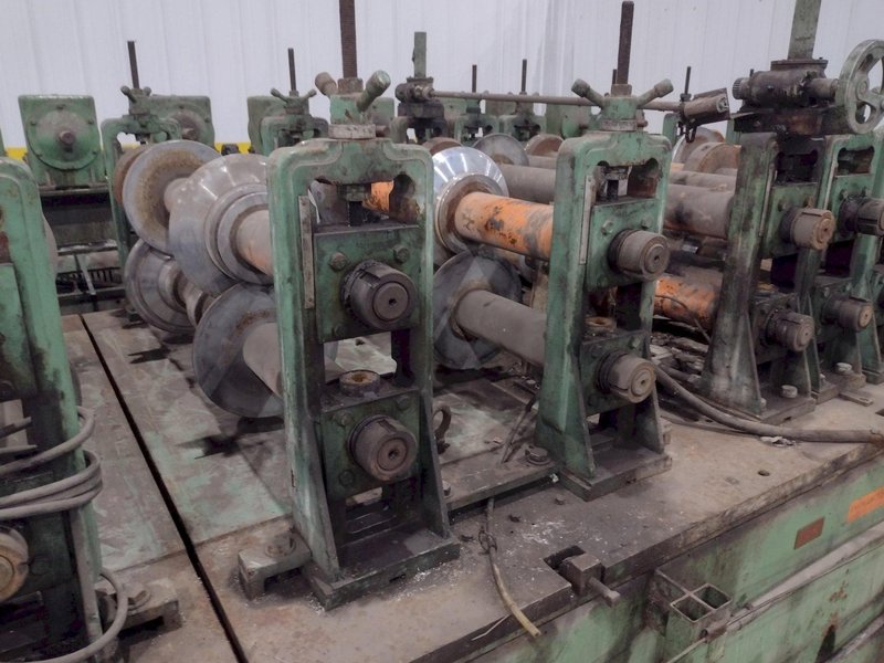 20 STAND X 3&quot; X 48&quot; ASC RAFTED ROLLFORMER, TOOLED FOR 36&quot; STANDING SEAM ROOF PANEL: STOCK #14214