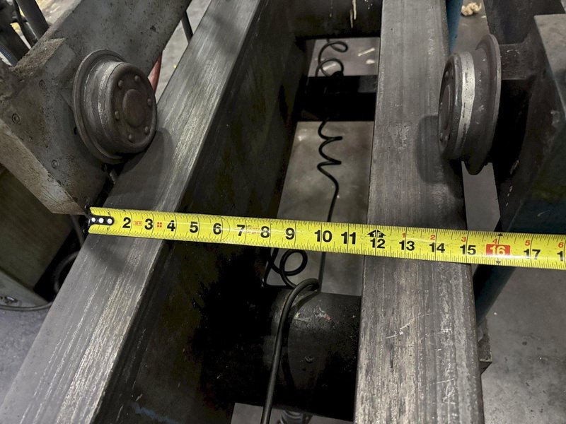 75 TON X 96" DRILCO TRAVELING HEAD HYDRAULIC STRAIGHTENING PRESS: YOBRO #25865