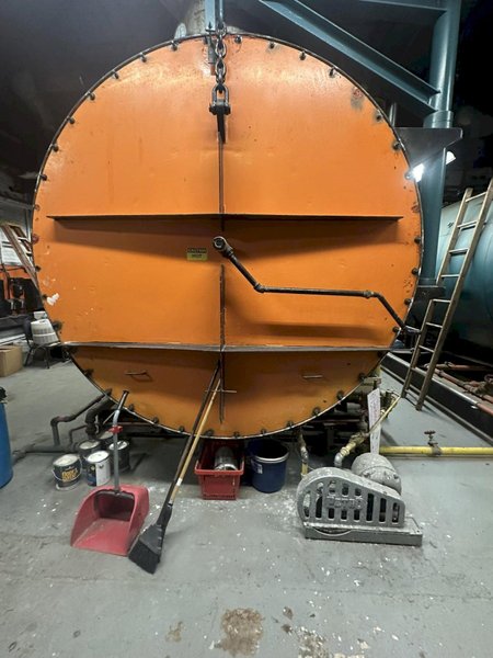 1965 Orr &amp; Sembower 350 HP 3‑pass firetube natural‑gas boiler