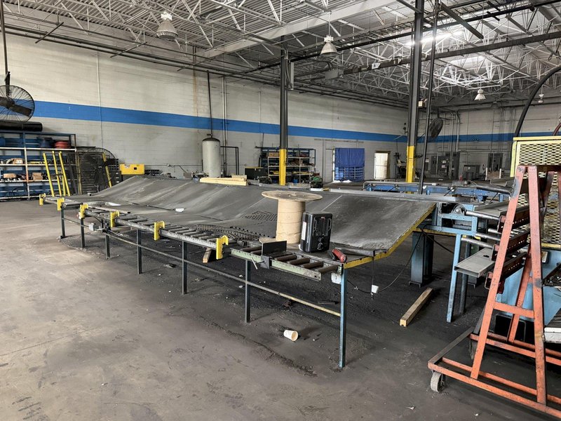 12 STAND X 2" ARBOR X 12" ROLLSPACE BRADBURY STUD MILL/ROLLFORMING LINE. STOCK # 0759026