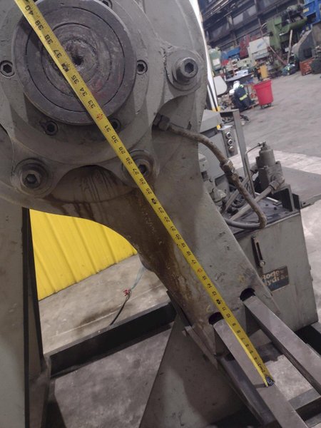 400 TON RODGERS  MODEL #1F400D-7214 HYDRAULIC HORIZONTAL INCLINED WHEEL PRESS: YOBRO 24526
