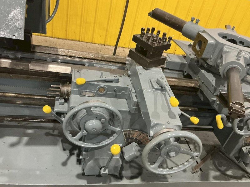 2A WARNER &amp; SWASEY MODEL #M-3470 CROSS SLIDING TURRET LATHE: YOBRO #25009