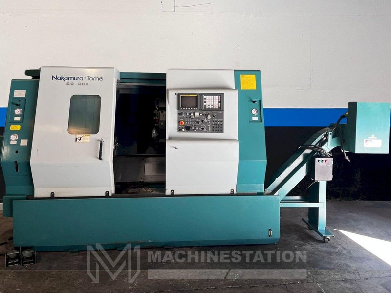 Nakamura Tome SC-300 CNC Turning Center – 10″ Chuck Lathe