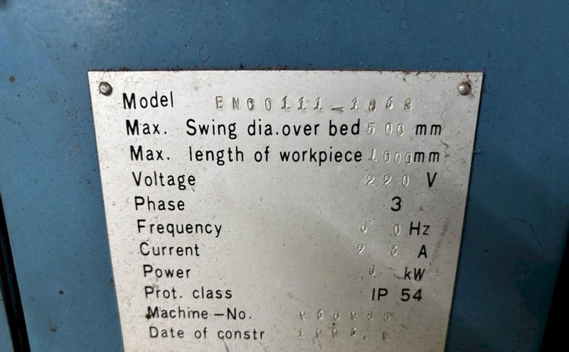 18&quot; X 38&quot; ENCO MODEL #111-1838 GEARED HEAD ENGINE LATHE: YOBRO #24324