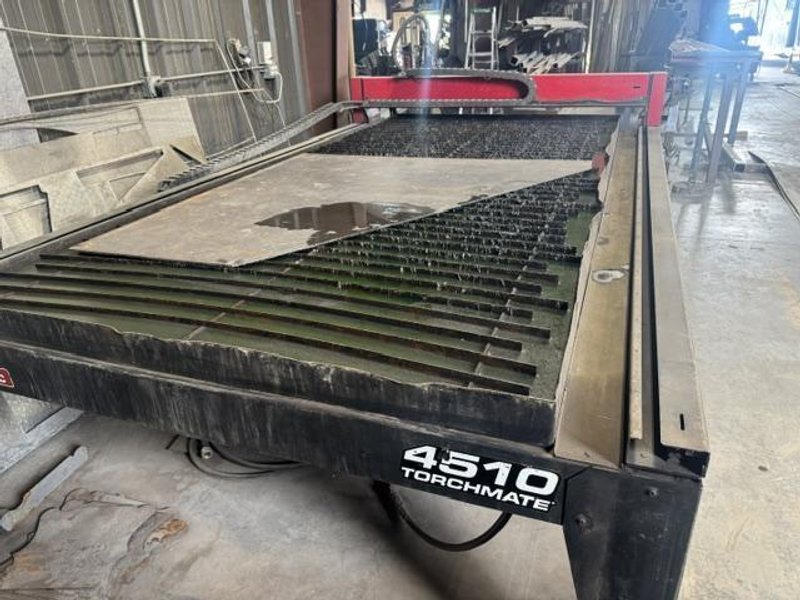 5′ x 10′ Lincoln Electric 4510 Torchmate CNC Plasma Table, 2020 –  80 Amp Lincoln Electric Flexcut, Water Table, Touch Screen Control