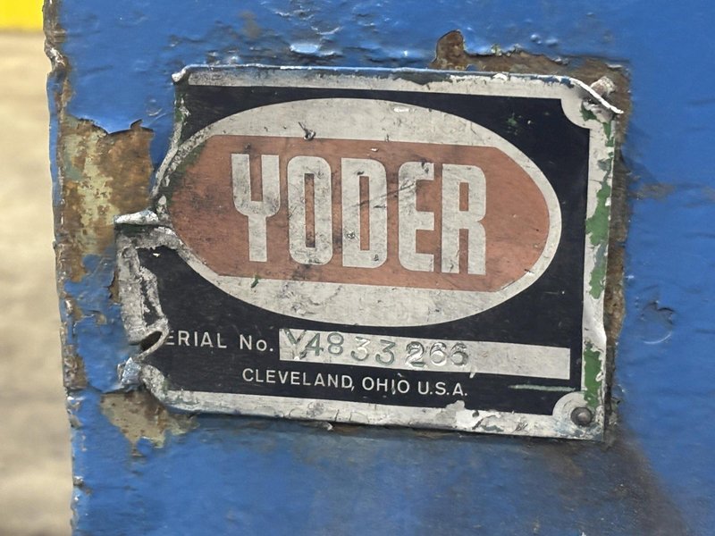 10,000 LB X 36” YODER MOTORIZED UNCOILER COIL REEL: STOCK #22950