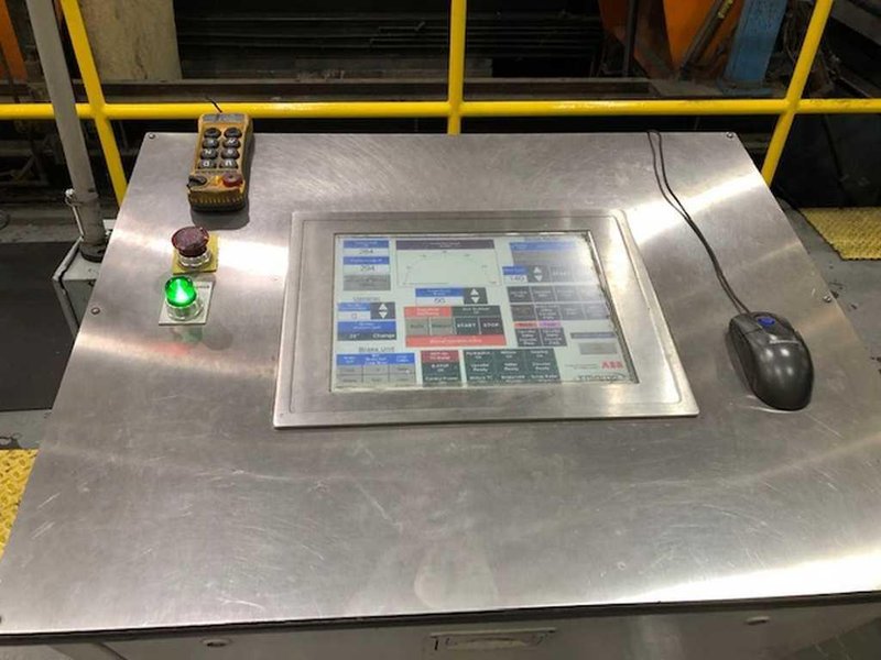 41" x 6.30" x 15,000# Georg Slitting Line