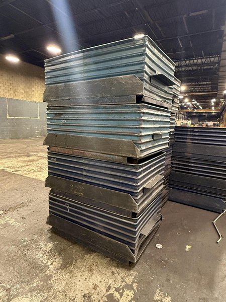 60" X 42" X 21" HIGH DROP BOTTOM CORRUGATED PARTS STORAGE BINS: YOBRO #24697