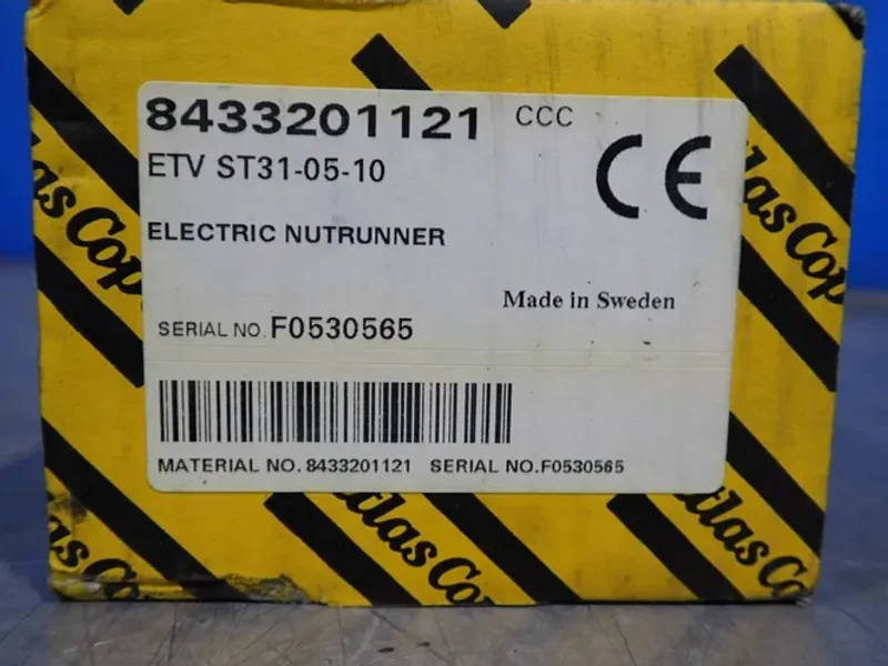 ATLAS COPCO ELECTRIC NUTRUNNER   -  ETV ST31-05-10