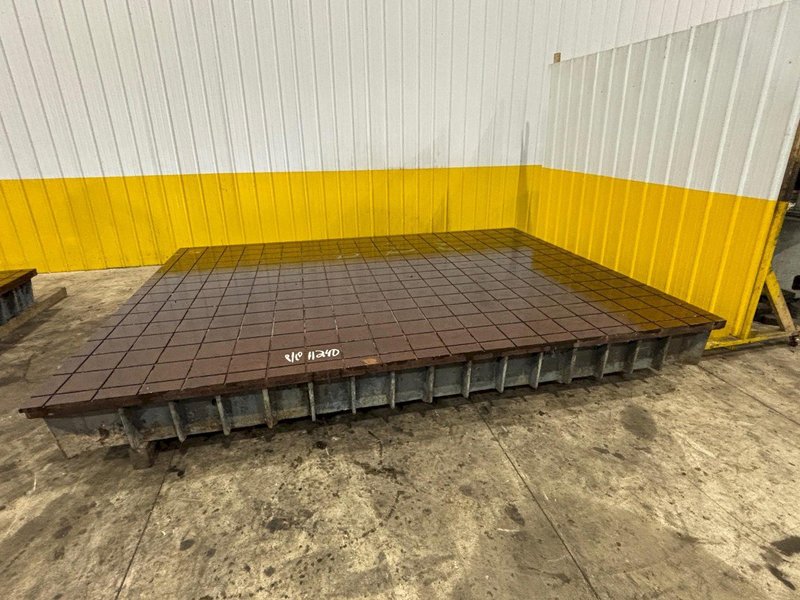 118" X 158" X 15" PORTAGE GRID TYPE LAYOUT SURFACE TABLE: STOCK #11240