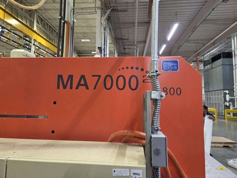 Haitian Used MA7000II Injection Molding Machine, 787 ton, 118.5 oz., yr. 2016