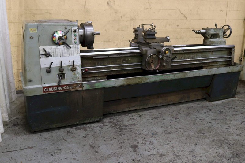 17&quot; x 80&quot; CLAUSING ENGINE LATHE: STOCK #73323