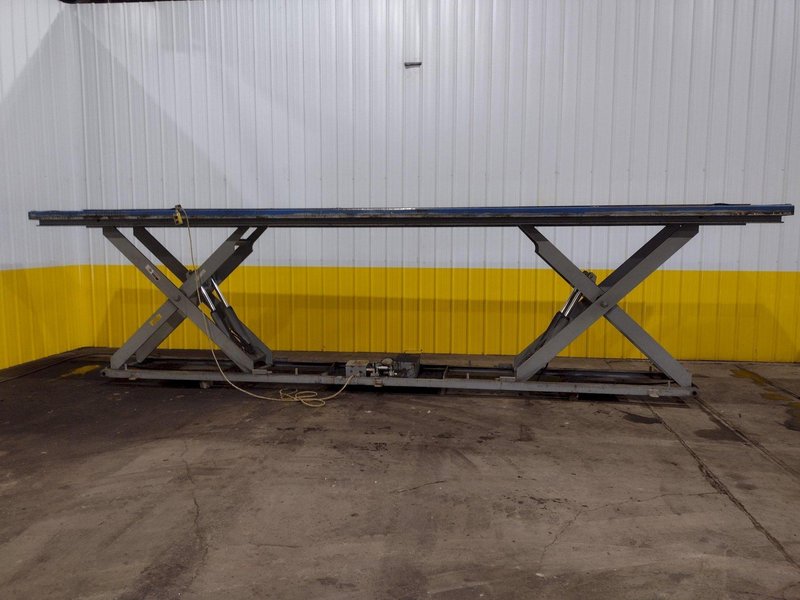 2,000 LB X 25' AMERICAN LIFTS HYDRAULIC SCISSOR LIFT TABLE: STOCK #18601