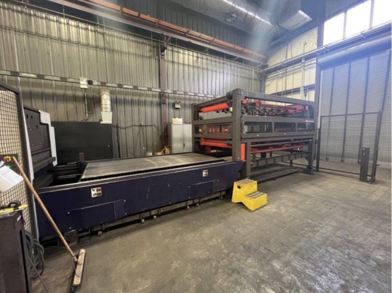 4400 Watt Bystronic BySpeed 3015 CO2 Laser, 2010 – 5′ x 10′ Table, ByTrans 3015 Extended Sheet Load/Unload, Dust Collector